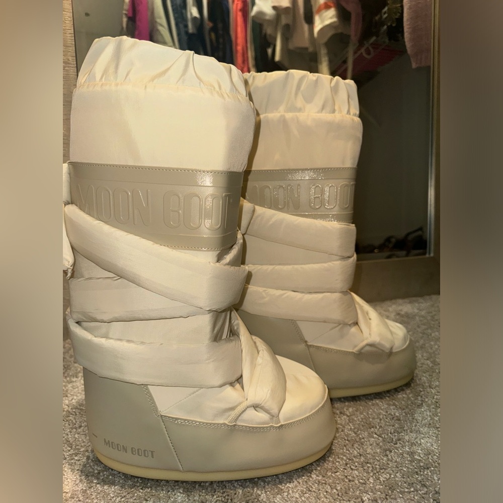 MOON BOOTS LAB69 Mega Lace Ecru